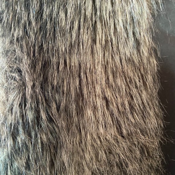 Club Monaco - Matilda Faux Fur Vest || Brown Shade - Picture 6 of 6